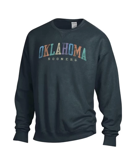 Мужская и женская серая толстовка-пуловер Oklahoma Sooners оверсайз от Comfortwash gray