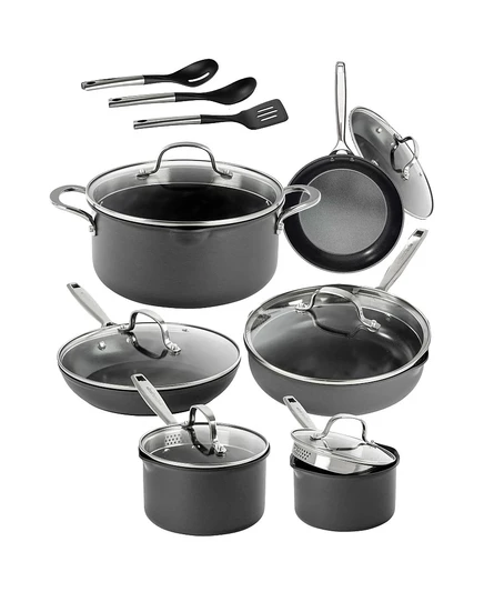 Набор посуды Gotham Steel Professional, 15 предметов, черный