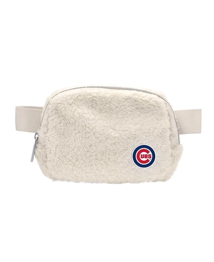 Унисекс поясная сумка Logo Brands Chicago Cubs Sherpa, белая