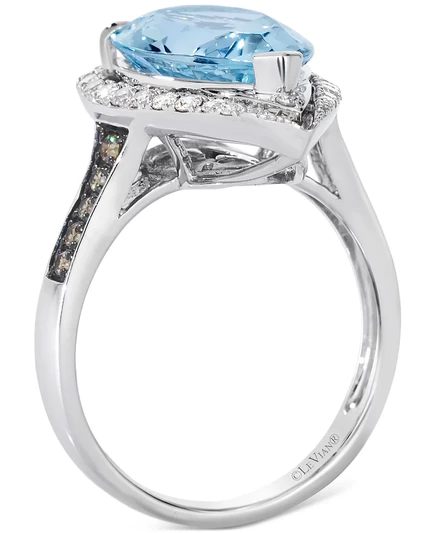 Ювелирный набор Le Vian с аквамарином Sea Blue, 14k