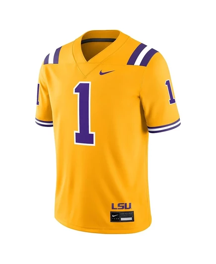 Мужская футболка Nike Alternate Game Jersey от LSU Tigers, обладающая 1 золотом gold