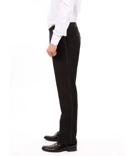 Мужские смокинговые брюки Bryan Michaels Skinny Modern Fit, черные