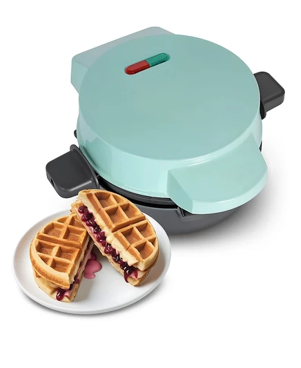 Вафельница Elite Cuisine 5″ для фаршированных вафель, зеленая
