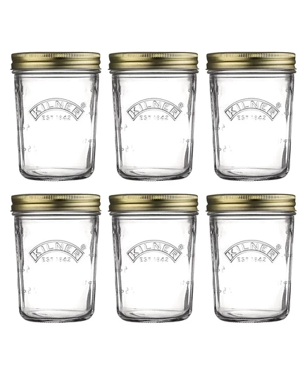 Банка для консервирования с широким горлышком Kilner, 12 унций, набор из 6 банок
