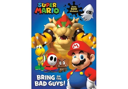 Книга-активити Super Mario с более 500 наклейками