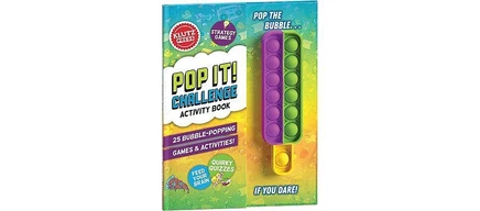Книга заданий pop-it challenge для 8–12 лет