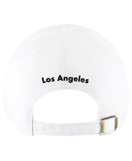 Брендовая мужская белая шляпа TGL Los Angeles Golf Club Clean Up с регулируемой посадкой 47-го года выпуска white