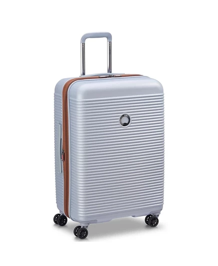 Чемодан Delsey Freestyle 24″ расширяемый, серебристый