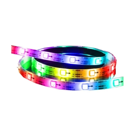  Монстр длиной 12 футов Светодиодная RGB звуковая реактивная световая лента с дистанционным управлением