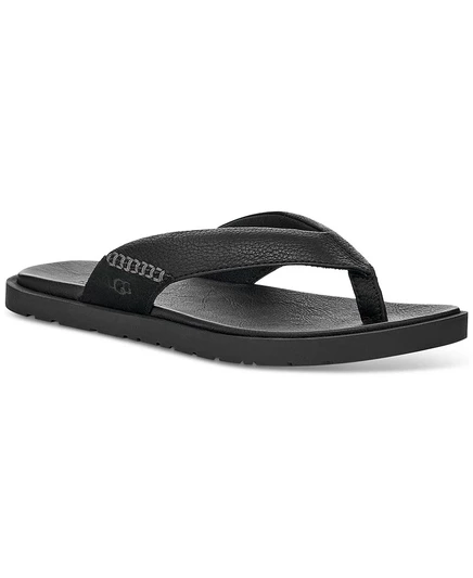 Мужские шлепанцы UGG Seaside II Flip, черные