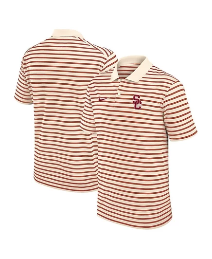 Мужское поло Nike USC Trojans Solid Foundation, песочно-бежевое