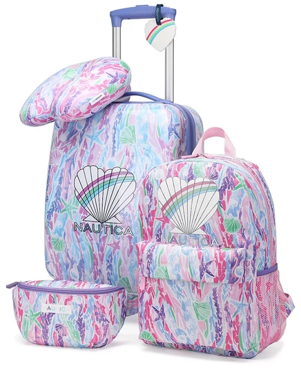 Набор ручной клади Nautica Kids Adventure из 5 предметов, одобренный авиакомпанией