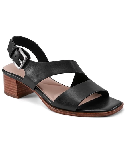 Женские сандалии Rockport Hennly с квадратным носом, черные