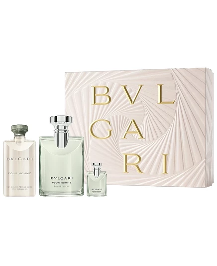 BVLGARI, 3 шт. Подарочный набор парфюмерной воды Pour Homme, без цвета