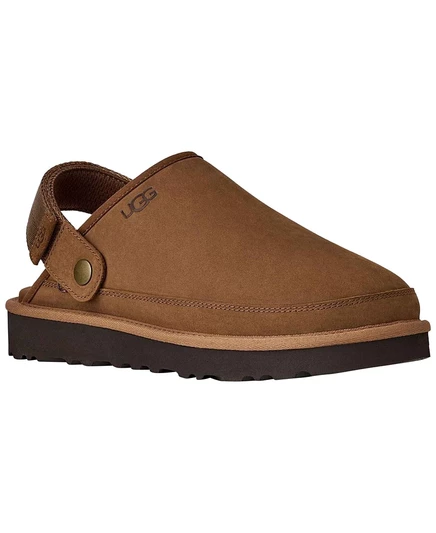 Мужские сабо UGG® Goldencoast с круглым носком коричневого цвета