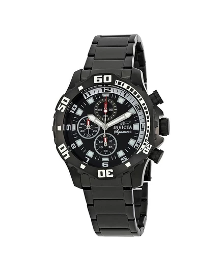 Мужские часы Invicta 7335 Signature, хронограф, черные