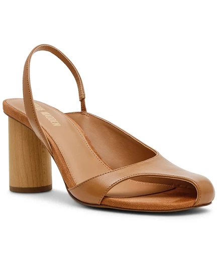 Женские туфли-лодочки Janine на плоской подошве с капюшоном от Steve Madden коричнево-бежевого цвета