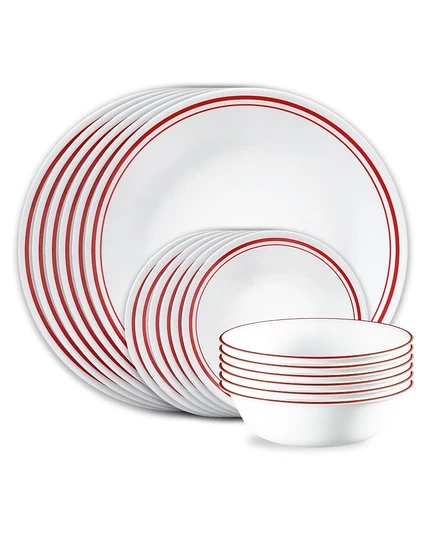Набор посуды Corelle Logan 18 предметов на 6 персон, белый