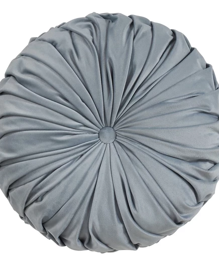 Декоративная подушка SARO LIFESTYLE Velvet Pintuck 36×36 см, серая