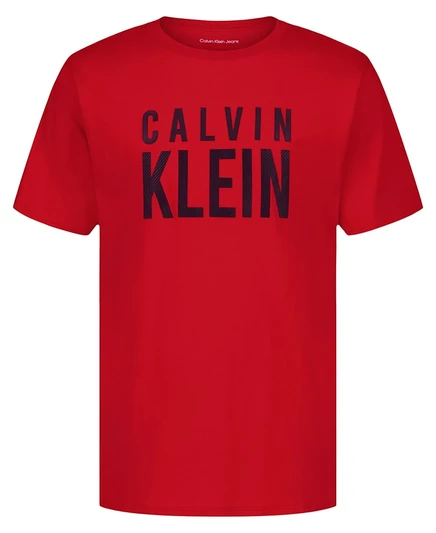Мальчиковая футболка Calvin Klein CK Structure, красная