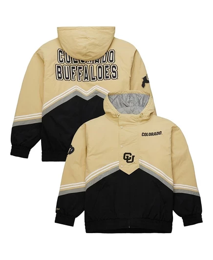 Мужская ветровка Mitchell & Ness Colorado Buffaloes, золотисто-черная