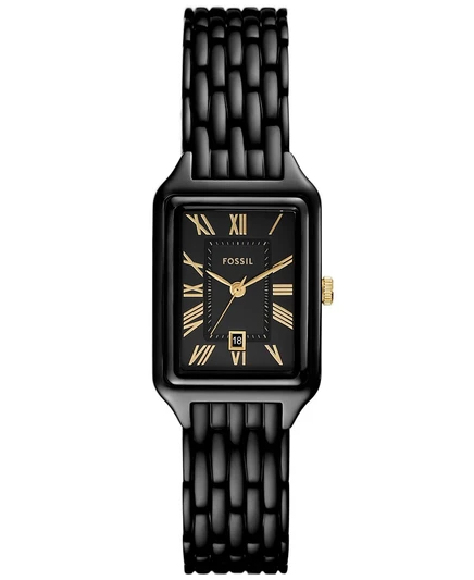 Женские часы Fossil Raquel 23 мм сталь, черные