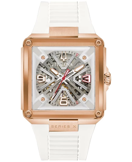 Мужские часы Bulova Series X SE автомат 39 мм, лимитированная, белые
