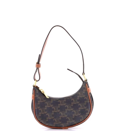 Женская сумка Pre-Owned Celine Mini Ava, коричневая