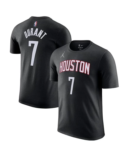 Мужская футболка Jordan Kevin Durant Houston Rockets, черная