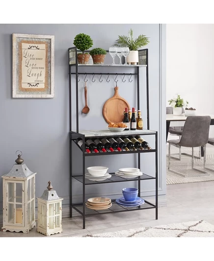 Этажерка для кухни Kings Brand Furniture, черная