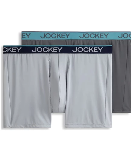 Мужские боксеры-брифы jockey 2 шт из микрофибры, мульти