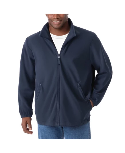  Мужская плюшевая флисовая куртка Big & Tall Explorer из плюша на молнии navy