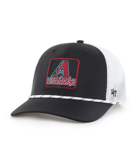 Мужская кепка '47 Brand Arizona Diamondbacks, черно-белая