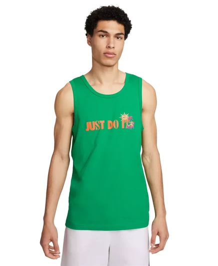 Майка с графическим принтом Nike Mens Sportswear Club Classic-Fit stadium green