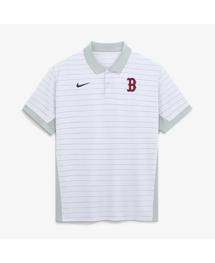 Мужская рубашка-поло Nike Boston Red Sox Dri-FIT, белая