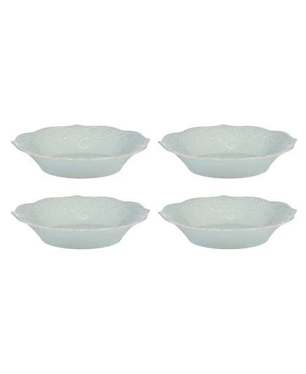 Набор мисок для пасты Lenox French Perle, голубой, 4 шт