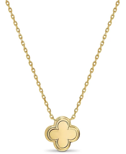 Женское колье Devata Clover позолоченное, 16/17/18 дюймов