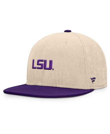 Мужская коричневая шляпа Fanatics LSU Tigers Catcher Snapback