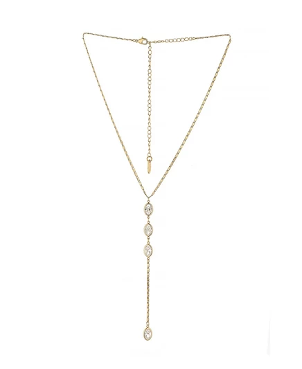 Ожерелье Ettika Sparkle Dip лариат, 18K позолота, золотистое