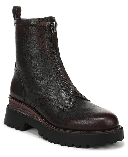 Женские ботинки Sam Edelman Grove на молнии, коричневые