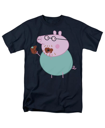 Мужская футболка Hasbro Peppa Pig Daddy Pig's Tummy, синяя