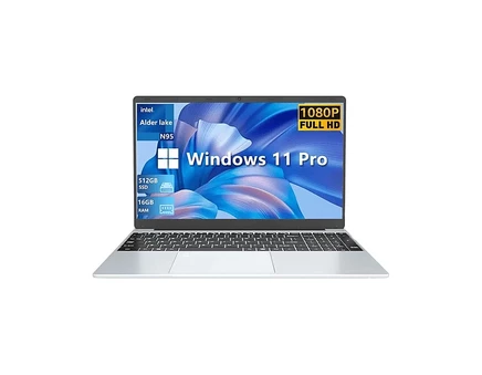 Ноутбук MemZuoix 15.6″ Intel N95, 16ГБ/512ГБ, серебристый