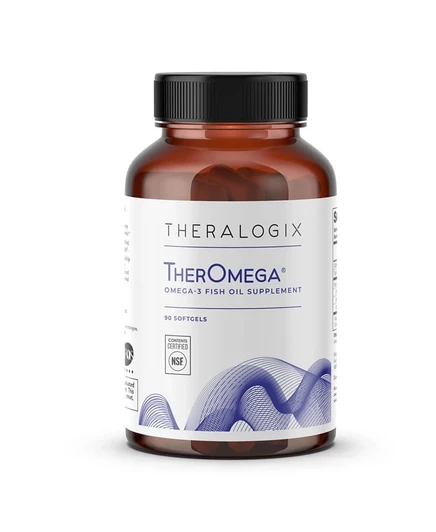 БАД Theralogix TherOmega омега-3, 90 капсул, 700 мг (DHA+EPA), белая
