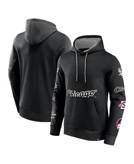 Мужская худи Fanatics Wild Winner Chicago White Sox, черная