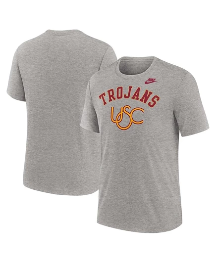 Мужская футболка Nike USC Trojans Legacy Arch, серый меланж