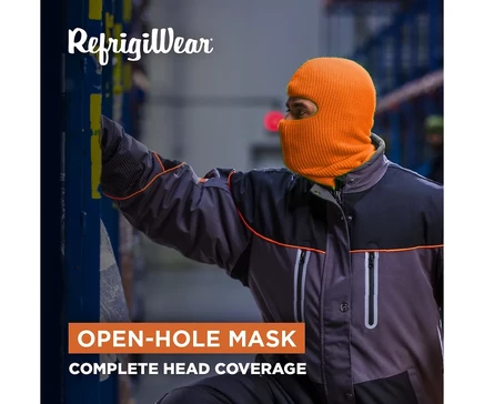 Мужская маска RefrigiWear Open-Hole акриловая, оранжевая