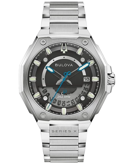 Мужские часы Bulova Precisionist HPQ, 42 мм, серебристые