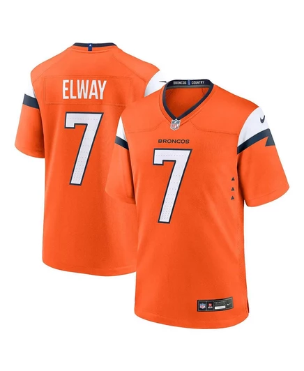 Мужская джерси Nike John Elway Broncos, оранжевая