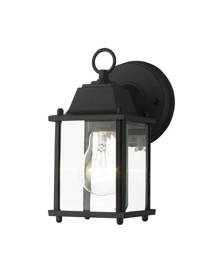 Уличный настенный фонарь Hamilton 1 Light черный