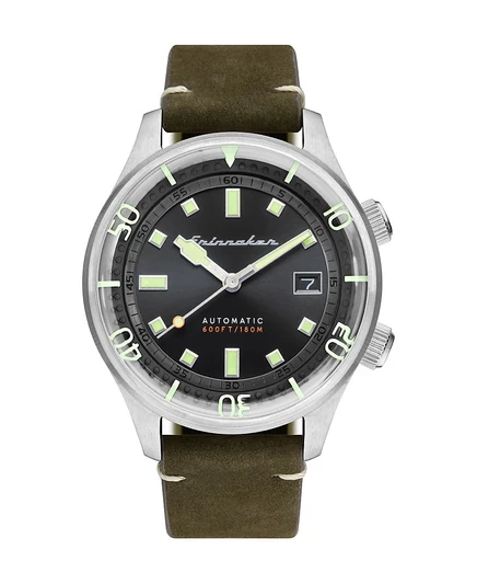 Мужские часы Spinnaker Bradner Automatic 42 мм, зеленые